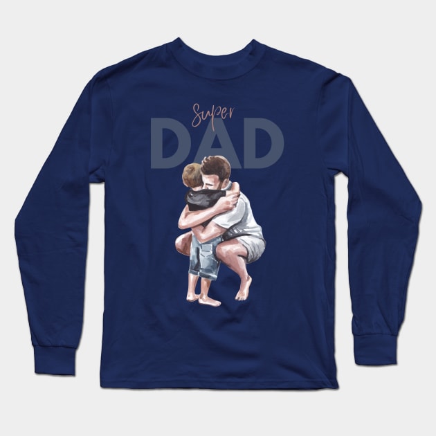 Super Dad Long Sleeve T-Shirt by Koala Tees